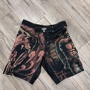 Graphic MMA Fight Shorts